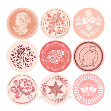 Circular Waterproof Seal Paper Sticker Customeized Sticker